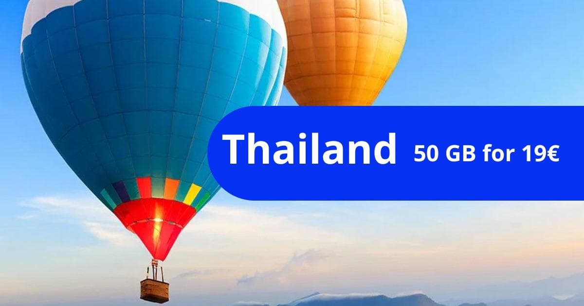 Новый пакет мобильного интернета для Таиланда