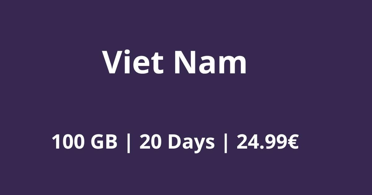 Новогодний пакет интернета для Вьетнама