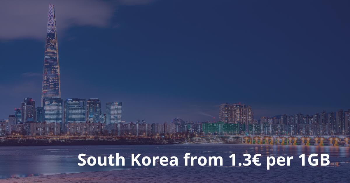 Южная Корея.  Летим в Сеул вместе с Telwel