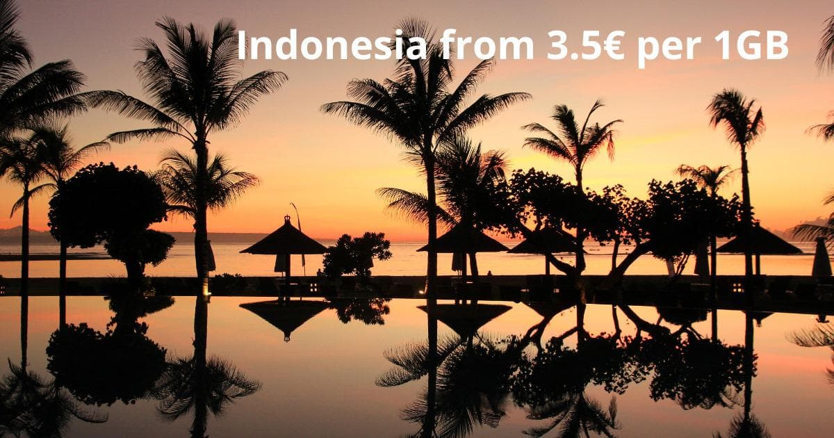 Mobile internet eSIM Indonesia